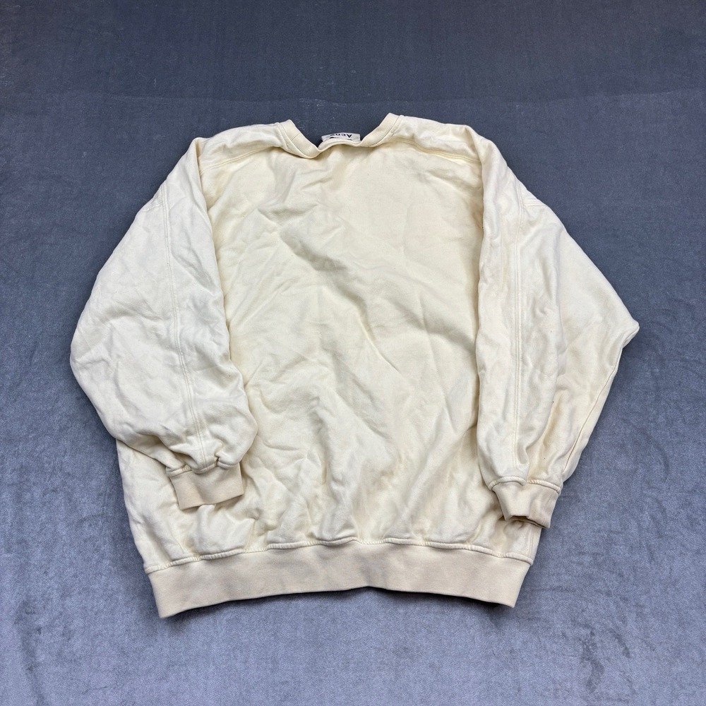 Acne Studios Grant Levy Lucero Ceramic Foebe Patch Sweatshirt Womens XS - Picture 4 of 10